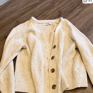 Bundle Women's Cream Button-Up Sweater and aerie sweater